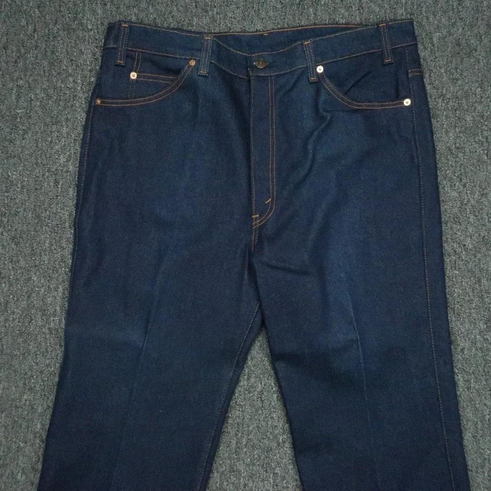 VINTAGE Levis Jeans Mens 38x33 Blue 517 Heavyweight‎ Stretch Denim USA NWT